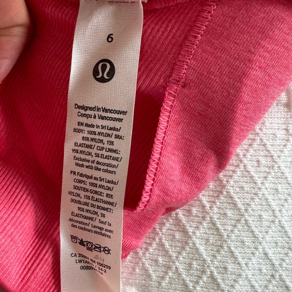 Lululemon tank top Pink size 6 - Picture 6 of 6